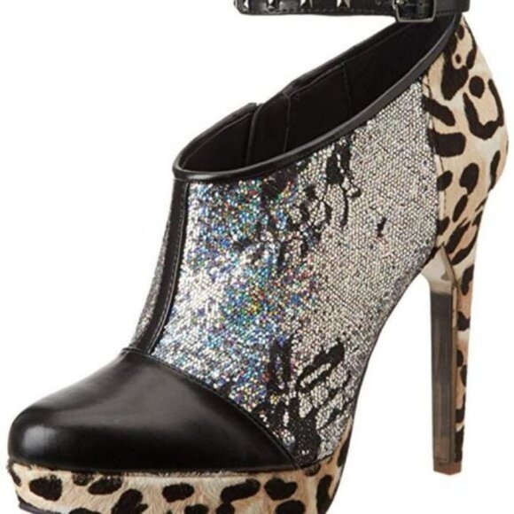 NEW NWT Rachel Roy Black Kadirah Platform Ankle Strap Boots/Booties Size: US 6 - Picture 3 of 7